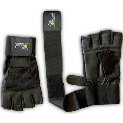OLIMP RĘKAWICE TRENINGOWE HARDCORE WRIST WRAP S