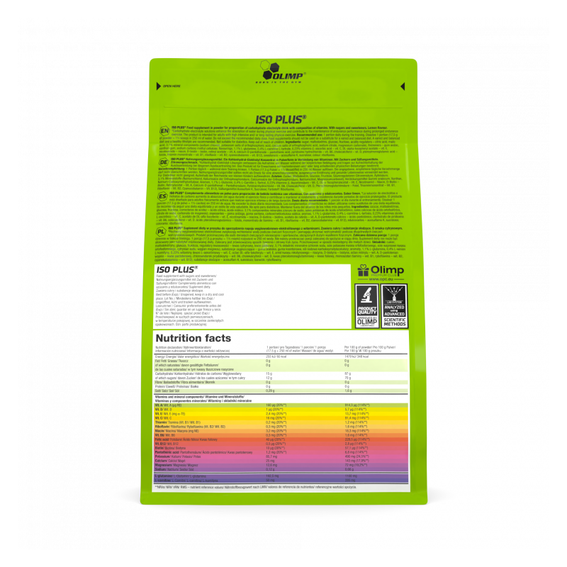 OLIMP ISO PLUS POWDER 1505g OLIMP ISO PLUS POWDER 1505g