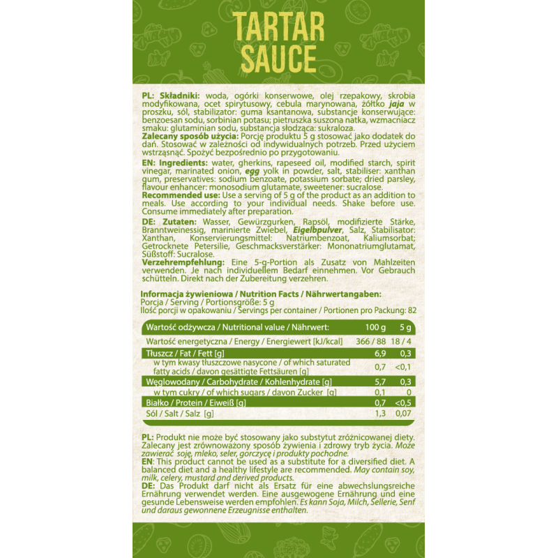ALLNUTRITION TATAR SAUCE 410G