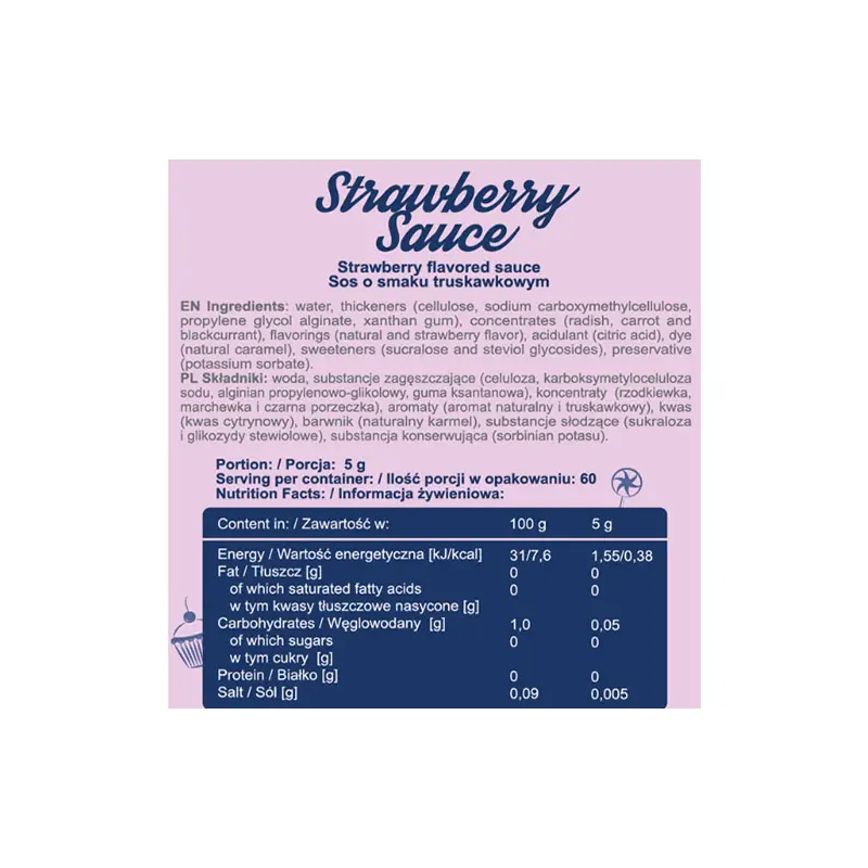 ALLNUTRITION STRAWBERRY SAUCE 300G ALLNUTRITION STRAWBERRY SAUCE 300G