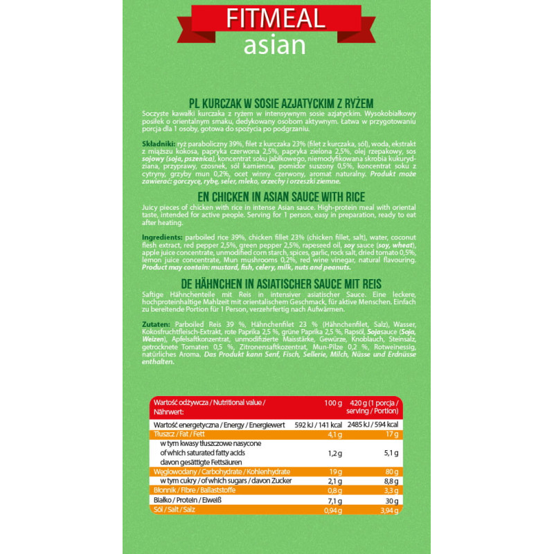ALLNUTRITION FITMEAL ASIAN