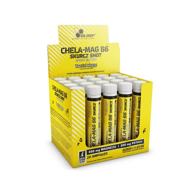 Chela-Mag B6 Skurcz Shot SPORT EDITION 20 X 25 ml Chela-Mag B6 Skurcz Shot SPORT EDITION 20 X 25 ml