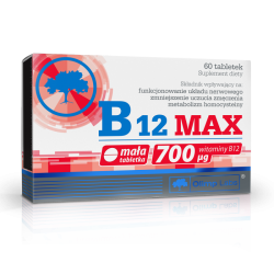 OLIMP B12 MAX 60 kapsułek WITAMINY mała tabletka