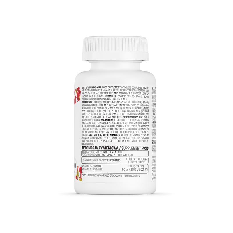 OstroVit Witamina D3 + K2