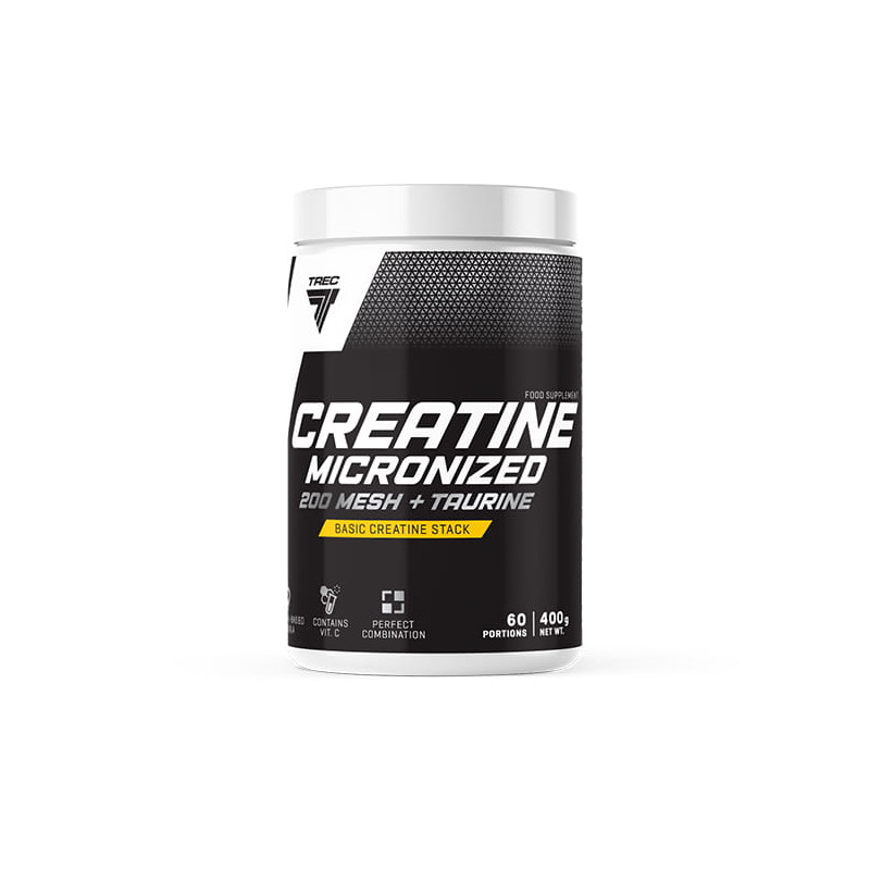 TREC CREATINE MICRONIZED 200 MESH + TAURINE 400g TREC CREATINE MICRONIZED 200 MESH + TAURINE 400g