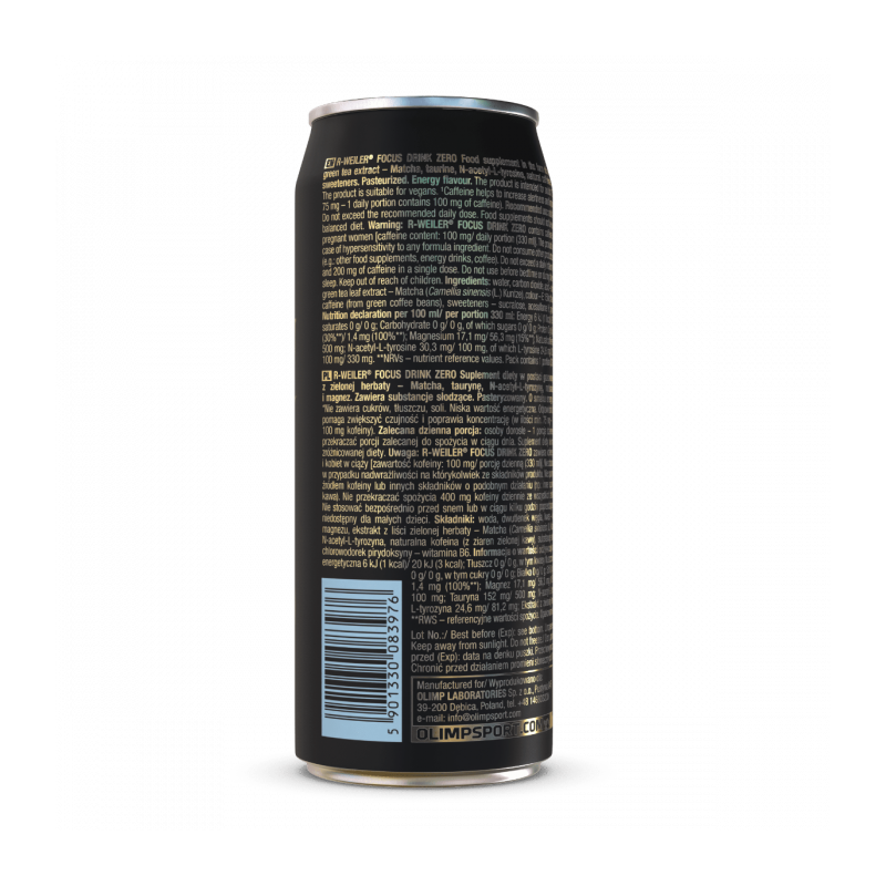 R-WEILER Focus Drink Zero 330 ml R-WEILER Focus Drink Zero 330 ml