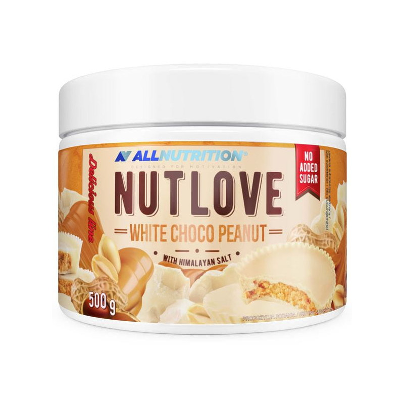 ALLNUTRITION NUTLOVE WHITE CHOCO PEANUT 500g ALLNUTRITION NUTLOVE WHITE CHOCO PEANUT 500g