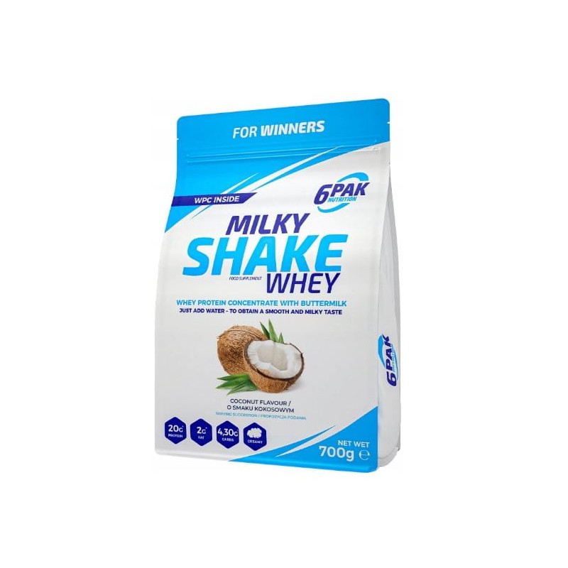 6PAK NUTRITION MILKY SHAKE WHEY 700g 6PAK NUTRITION MILKY SHAKE WHEY 700g