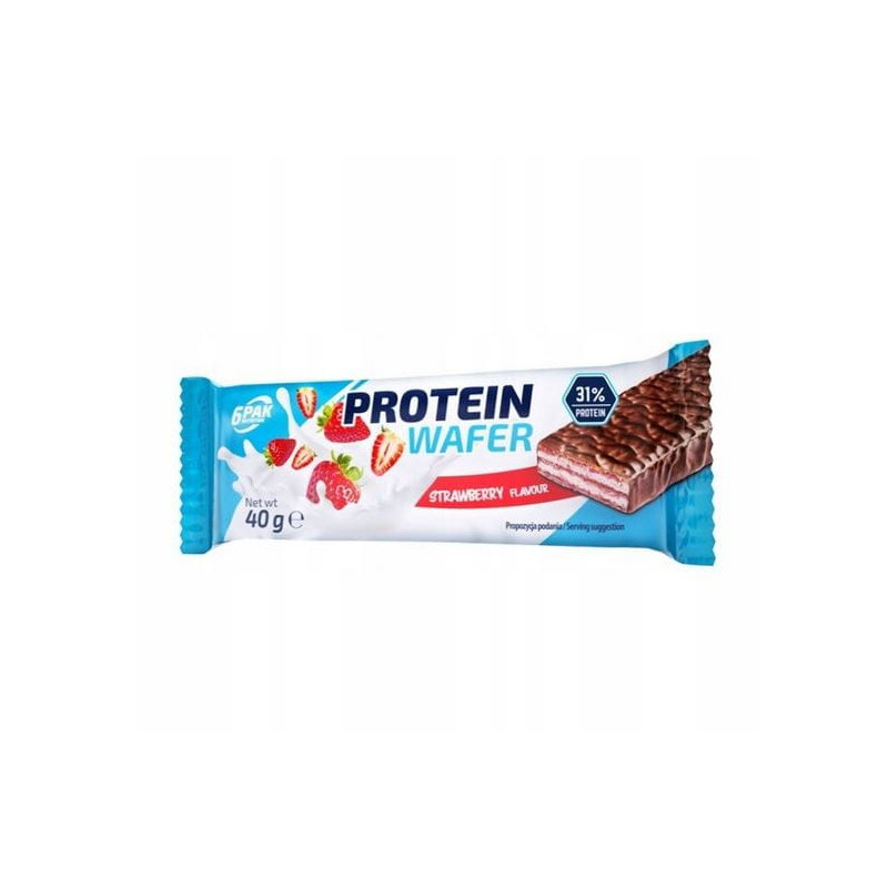 6PAK NUTRITION PROTEIN WAFER 40g 6PAK NUTRITION PROTEIN WAFER 40g