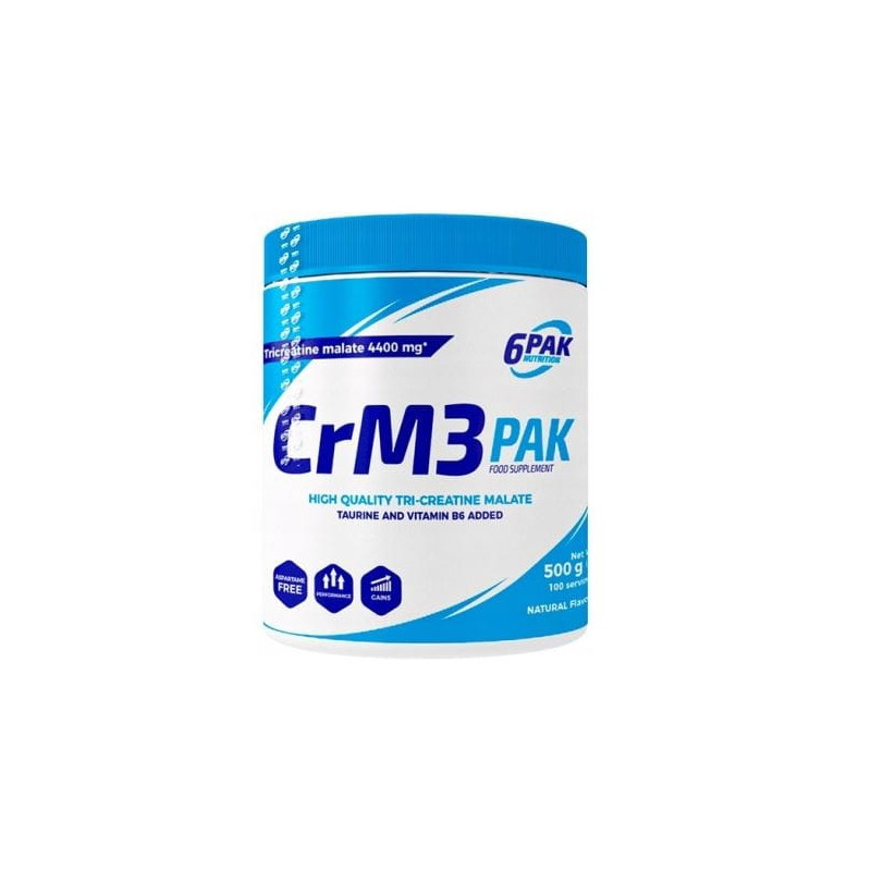 6PAK NUTRITION CrM3 PAK 500g 6PAK NUTRITION CrM3 PAK 500g