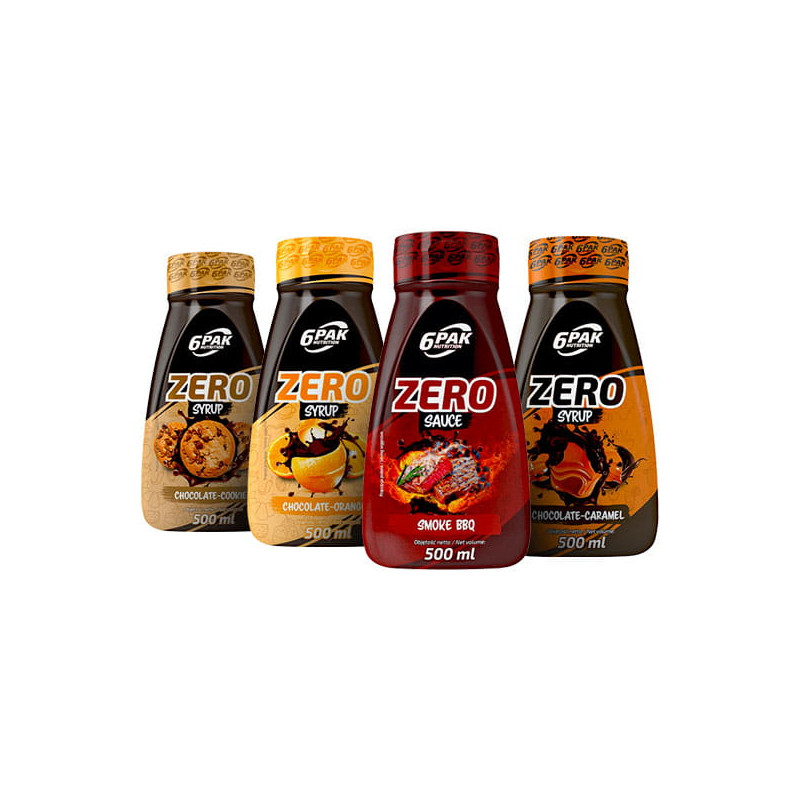 6PAK NUTRITION ZERO SYROUP 500ml 6PAK NUTRITION ZERO SYROUP 500ml