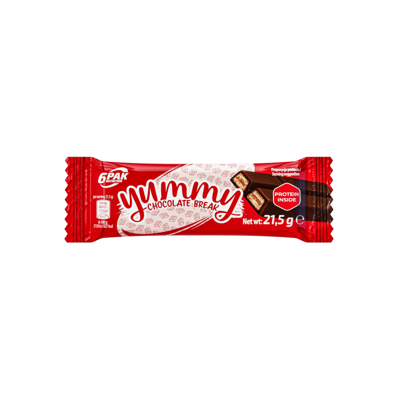 6PAK NUTRITION YUMMY CHOCOLATE BREAK 6PAK NUTRITION YUMMY CHOCOLATE BREAK