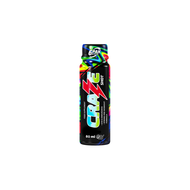 6PAK NUTRITION  CRAZE SHOT - 80ml