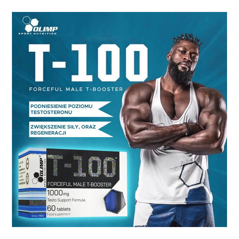 OLIMP T-100 FORCEFUL MALE T-BOOSTER 60 tabs OLIMP T-100 FORCEFUL MALE T-BOOSTER 60 tabs
