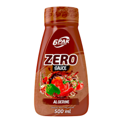 6PAK NUTRITION ZERO SAUCE ALGERINE 500ml