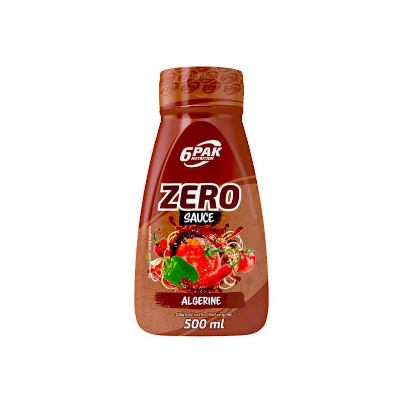 6PAK NUTRITION ZERO SAUCE ALGERINE 500ml 6PAK NUTRITION ZERO SAUCE ALGERINE 500ml