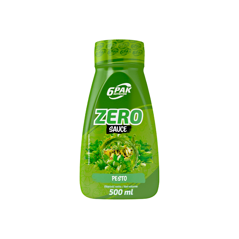 6PAK NUTRITION ZERO SAUCE PESTO 500ml