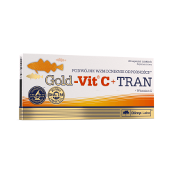 Olimp Gold - Vit C + tran 30 kapsułek WITAMINY MINERAŁY ZDROWIE OMEGA