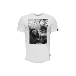 BELTOR - T-SHIRT - „BOXING 01” - Biała
