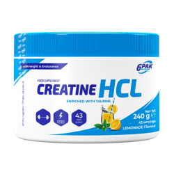 6PAK Nutrition Creatine HCL 240g MOCNA KREATYNA