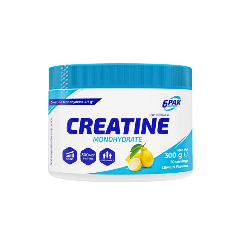 6PAK Nutrition Creatine Monohydrate 300g Kreatyna 6PAK Nutrition Creatine Monohydrate 300g Kreatyna