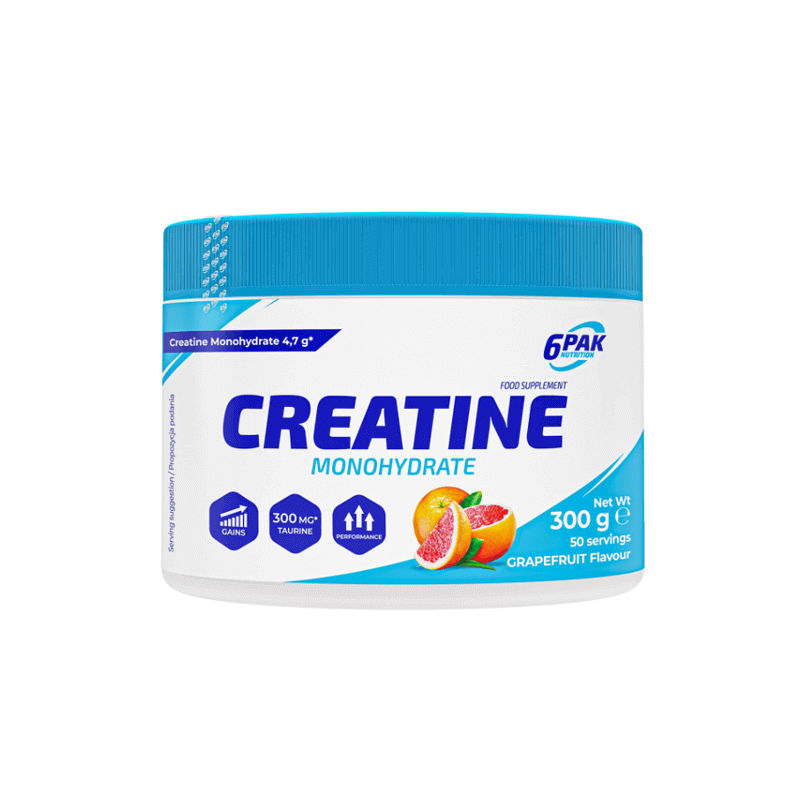 6PAK Nutrition Creatine Monohydrate 300g Kreatyna 6PAK Nutrition Creatine Monohydrate 300g Kreatyna