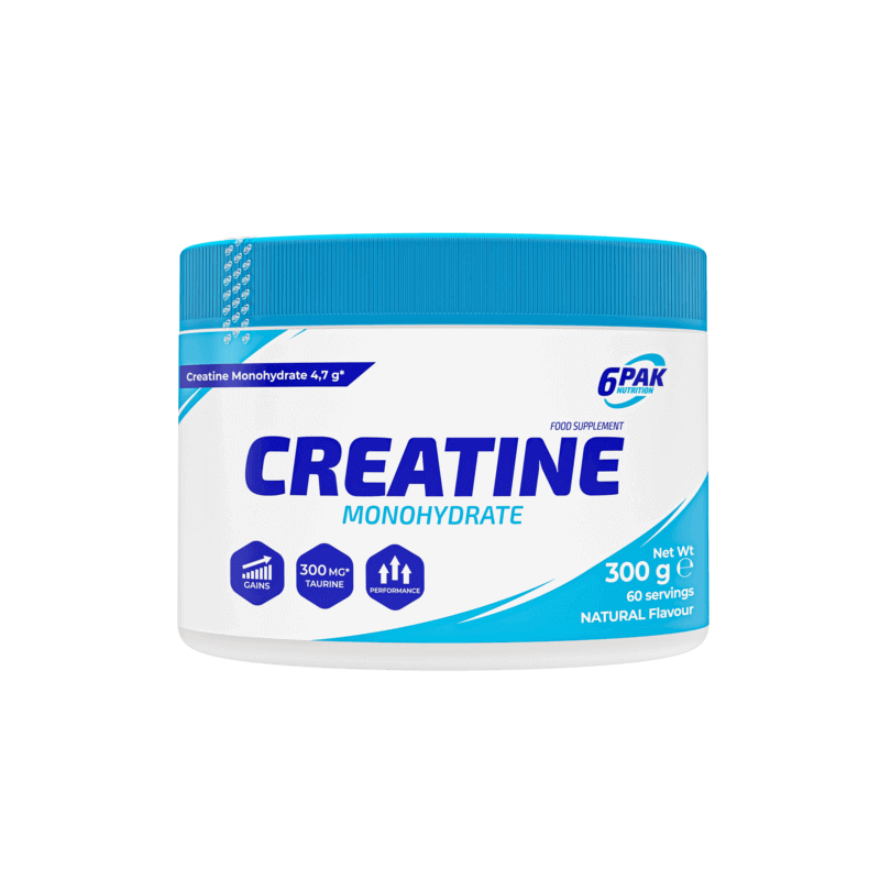 6PAK Nutrition Creatine Monohydrate 300g Kreatyna 6PAK Nutrition Creatine Monohydrate 300g Kreatyna