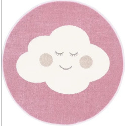 Dywan Agnella Soft Cloud Róż Koło