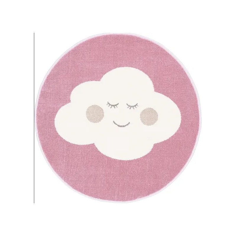 Dywan Agnella Soft Cloud Róż Koło Dywan Agnella Soft Cloud Róż Koło