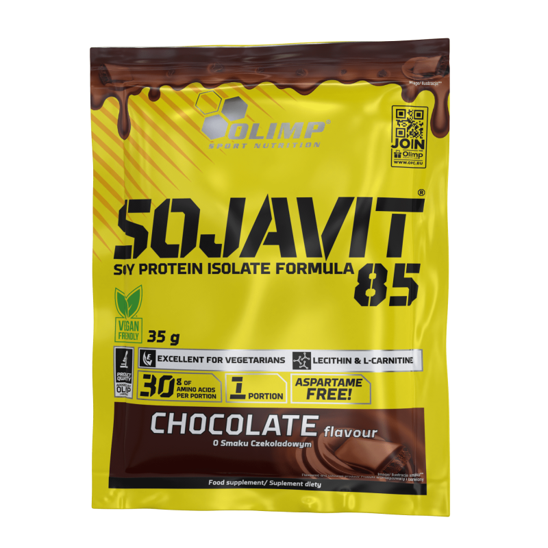 OLIMP SOJAVIT 85 35g TANIE BIAŁKO IZOLAT MASA OLIMP SOJAVIT 85 35g TANIE BIAŁKO IZOLAT MASA