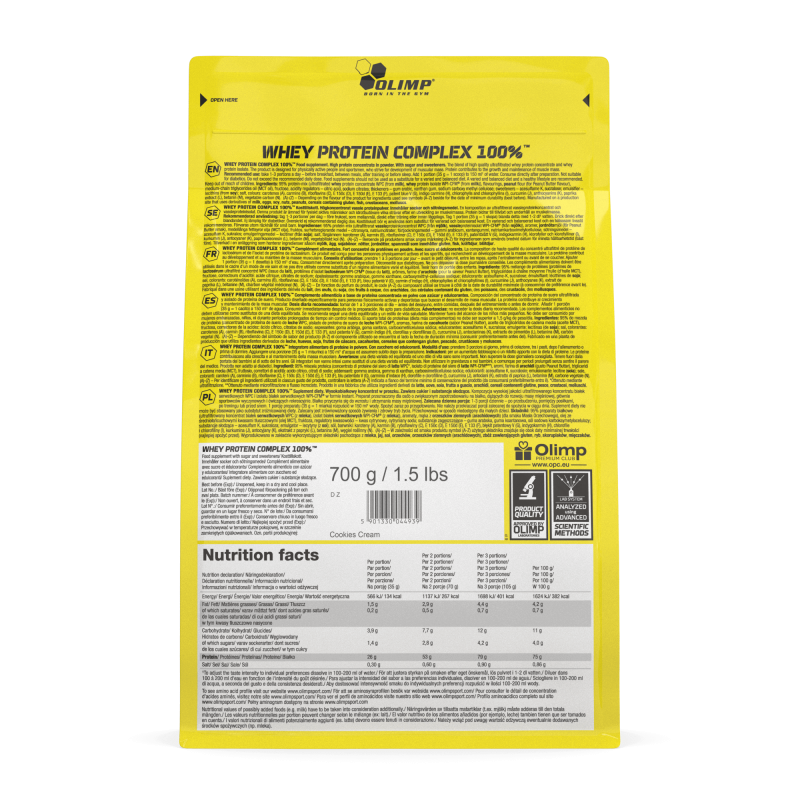 OLIMP WHEY PROTEIN COMPLEX 1400g BIAŁKO OLIMP WHEY PROTEIN COMPLEX 1400g BIAŁKO