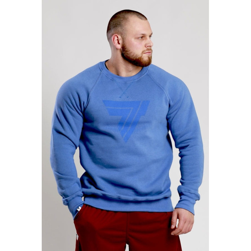 Trec Męska Bluza SWEATSHIRT 008 - DARK-BLUE Trec Męska Bluza SWEATSHIRT 008 - DARK-BLUE
