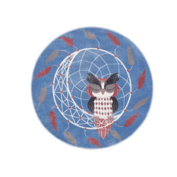 Dywan Agnella Soft Dreamcatcher Róż Koło