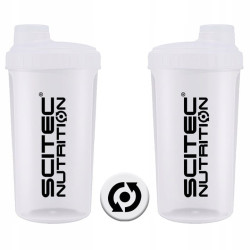 Scitec Nutrition Shaker 700ml WHITE