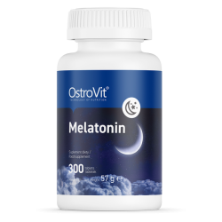 Ostrovit Melatonina 300tabs Mocny Zdrowy Sen