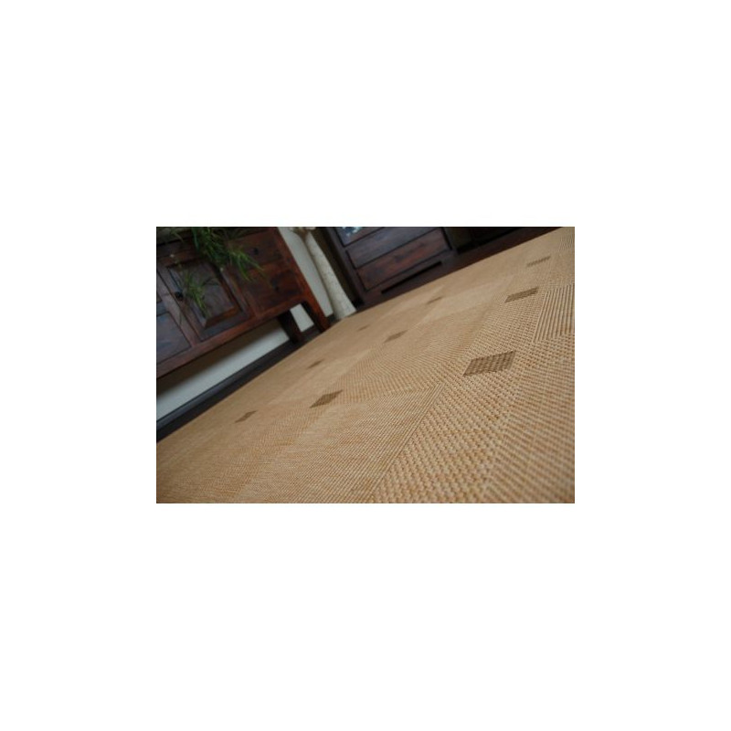 DYWAN SZNURKOWY SIZAL FLOORLUX 20079 mais / coffeee 60x110cm