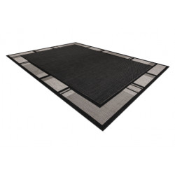 DYWAN SZNURKOWY SIZDL FLOORLUX 20195 CZARNA / srebrny 140x200cm