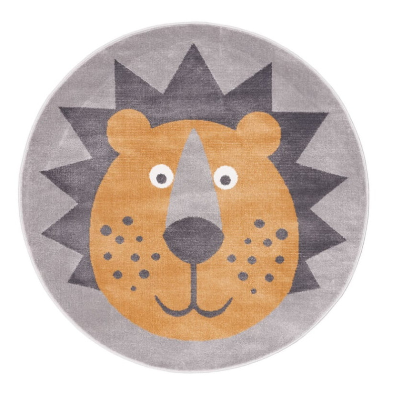 Dywan Agnella Soft Lion Popiel Koło