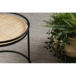 DYWAN SZNURKOWY SIZAL FLOORLUX 20195 srebrny / CZARNA 60x110cm DYWAN SZNURKOWY SIZAL FLOORLUX 20195 srebrny / CZARNA 60x110cm