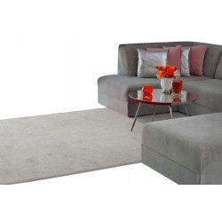 DYWAN SHAGGY Intens Muse 92 PERŁOWY OBSZYTY MIĘKKI DO SALONU 150x90cm