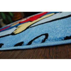 Dywan dziecięcy HAPPY C176 niebieski Małpa 240x330cm Dywan dziecięcy HAPPY C176 niebieski Małpa 240x330cm