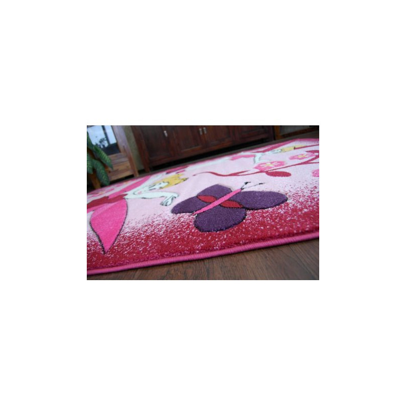 Dywan dziecięcy HAPPY C224 różowy Wróżka 240x330cm