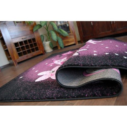Dywan PILLY 7818 DORA - purpura/czarny 160x220cm
