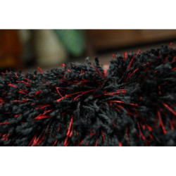 Dywan SHAGGY NARIN P901 black red 200x290cm