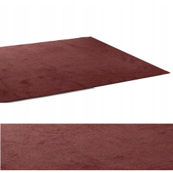 DYWAN SHAGGY Intens Muse 86 BORDO OBSZYTY MIĘKKI DO SALONU 50x100cm