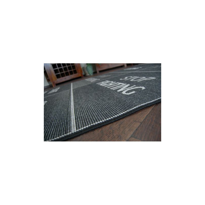 DYWAN SZNURKOWY SIZAL FLOORLUX 20275 YOLO czarny / srebrny 140x200cm DYWAN SZNURKOWY SIZAL FLOORLUX 20275 YOLO czarny / srebrny 140x200cm