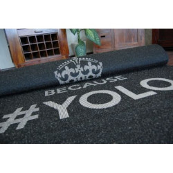 DYWAN SZNURKOWY SIZAL FLOORLUX 20276 YOLO czarny / srebrny 160x230cm DYWAN SZNURKOWY SIZAL FLOORLUX 20276 YOLO czarny / srebrny 160x230cm