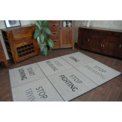 DYWAN SZNURKOWY SIZAL FLOORLUX 20275 YOLO srebrny / czarny 140x200cm