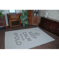 DYWAN SZNURKOWY SIZAL FLOORLUX 20276 YOLO srebrny / czarny 140x200cm DYWAN SZNURKOWY SIZAL FLOORLUX 20276 YOLO srebrny / czarny 140x200cm