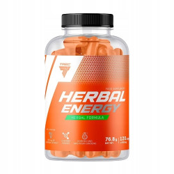 TREC HERBAL ENERGY 120 caps. Pobudzenie Energia GUARANA ŻEŃ-SZEŃ KOFEINA